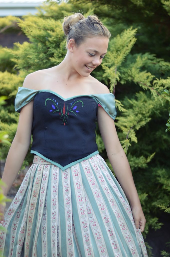Princess Anna coronation dress inspired by Frozen