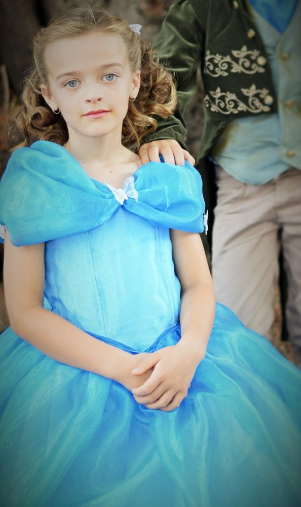 Cinderella 2015 costume blue dress
