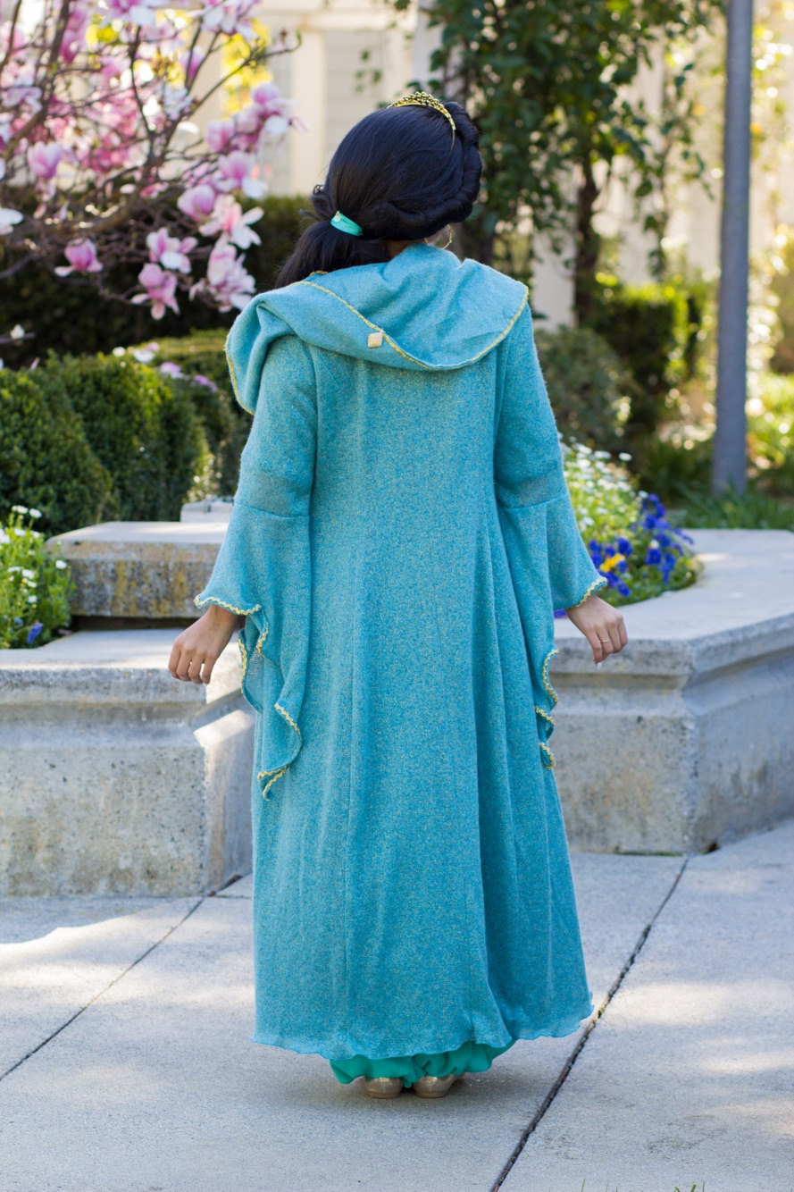 Princess Jasmine Cape , Cloak, lined Winter Cape , Princess cape The Design the Stitch and the